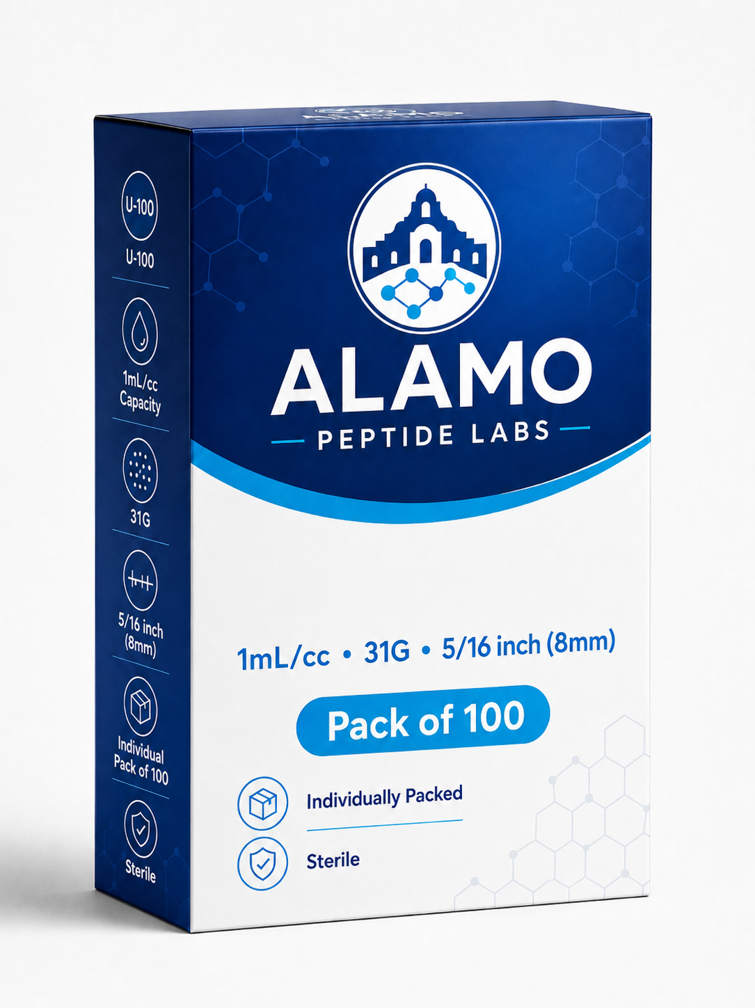 u-100-1ml-cc-31g-5-16-inch-8mm-individual-pack-of-100