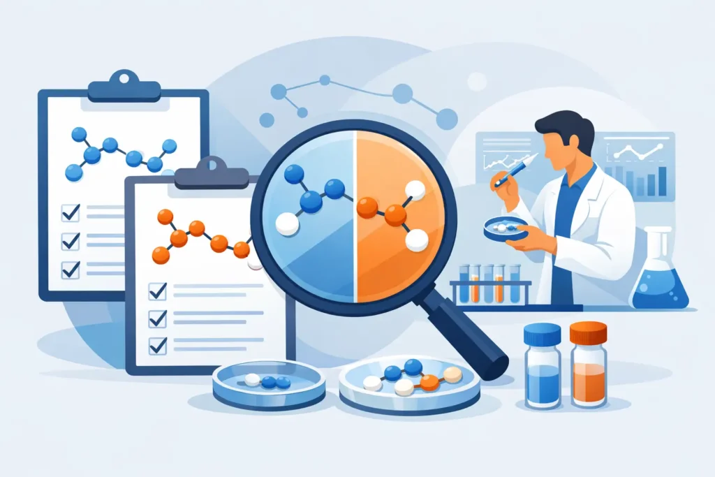 How to Compare Peptide Batches for Research